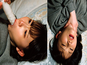 デカチン叔父に犯され首絞め失神快楽に目覚めさせられた姪 アへ顔アクメが病み付きになった変態美少女 サンプル動画サムネイル